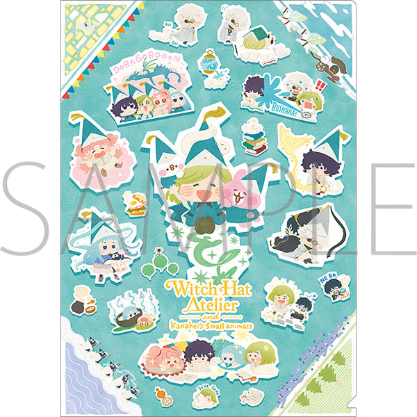 (Goods - Clear File) Witch Hat Atelier Clear File / Ensemble Visual Ver. Kanahei's Small Animals Collab