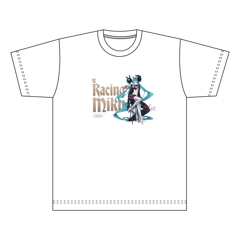 (Goods - T-shirt) Racing Miku 2026 Ver. - Good Smile Company 25th Anniversary - T-shirt (L Size)