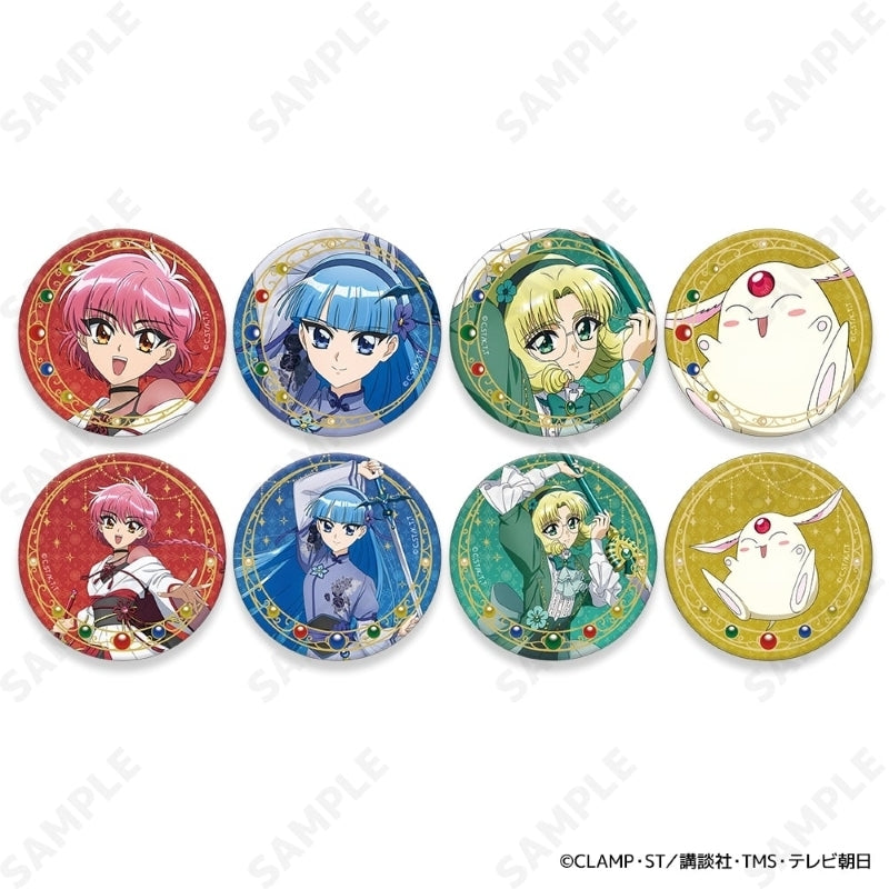 (1BOX=8)(Goods - Badge) Magic Knight Rayearth TV Anime Trading Button Badge (w/ animate Bonus)
