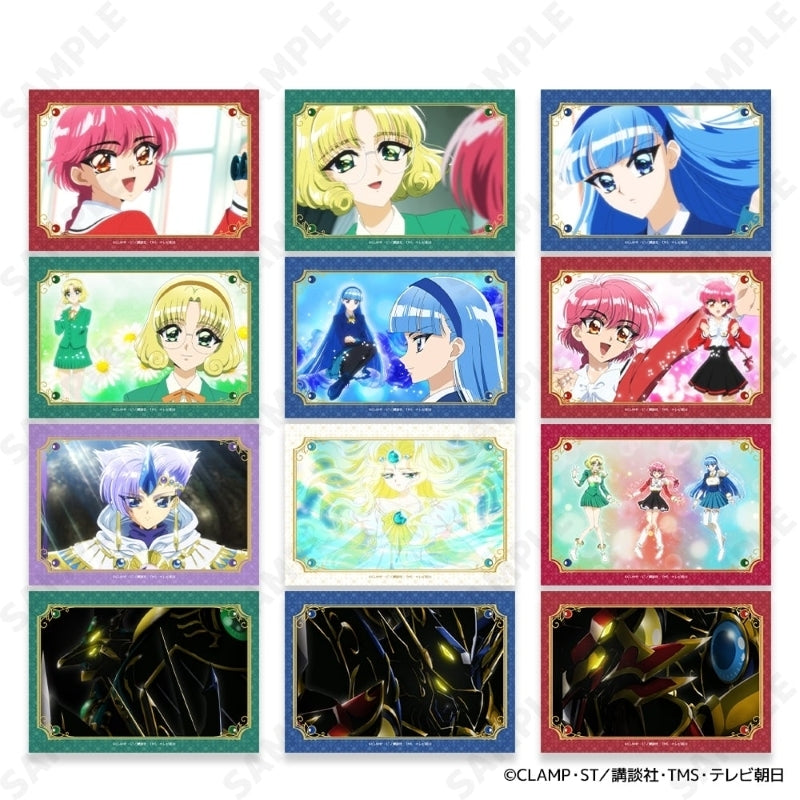 (1BOX=12)(Goods - Bromide) Magic Knight Rayearth TV Anime Trading Scene Still Bromide