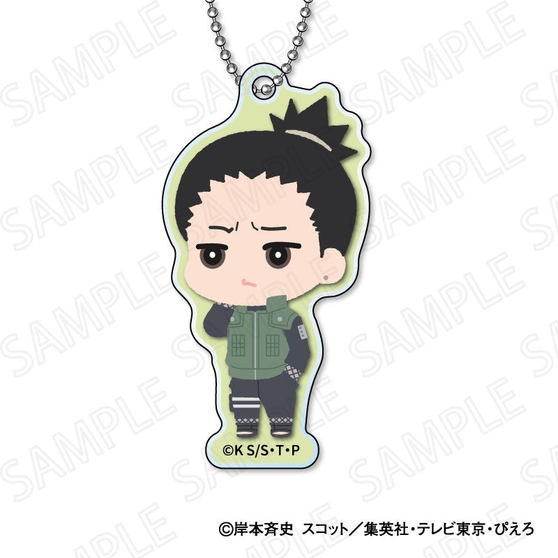 (1BOX=8)(Goods - Key Chain) NARUTO Shippuden TV Anime Mofumofu Acrylic Key Chain