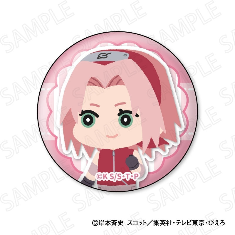 (1BOX=8)(Goods - Badge) NARUTO Shippuden TV Anime Mofumofu Button Badge Collection