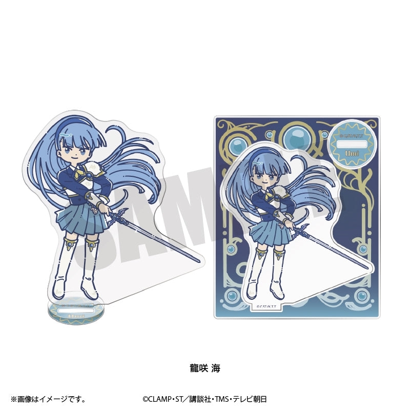 (Goods - Stand Pop) Magic Knight Rayearth TV Anime Reto Pop Acrylic Stand Umi Ryuuzaki