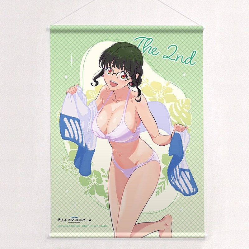 (Goods - Tapestry) Gridman Universe B2 Tapestry feat. Exclusive Art (2nd Generation/Swimsuit) Double Suede Finish
