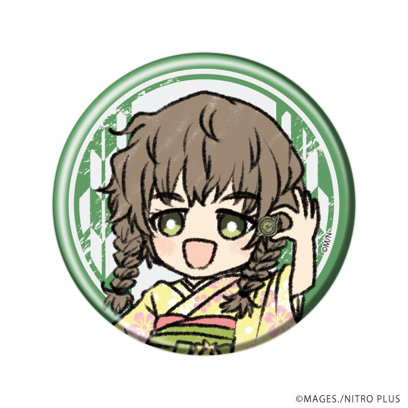 (1BOX=8)(Goods - Badge) STEINS;GATE Button Badge 02 Kimono ver. (GraffArt)