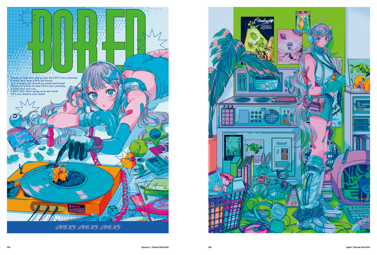(Book - Art BooK) LUCKY najuco Artwork Collection ILLUSTRATION MAKING & VISUAL BOOK