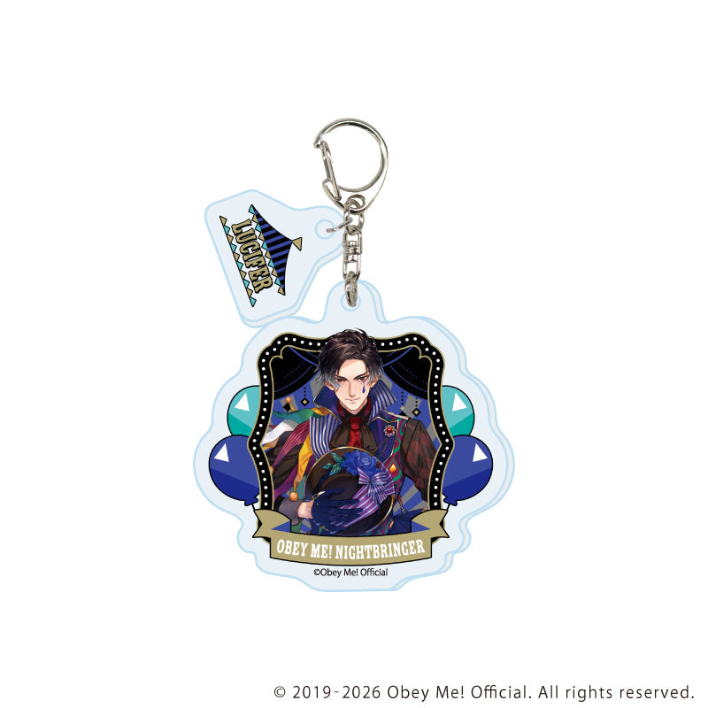 (1BOX=7)(Goods - Keychain) Obey Me! Nightbringer Acrylic Keychain w/Parts 02 (feat. Exclusive Art)