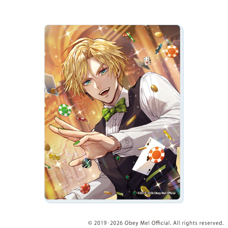 (1BOX=7)(Goods - Card) Obey Me! Nightbringer Acrylic Card 11 (Official Art)