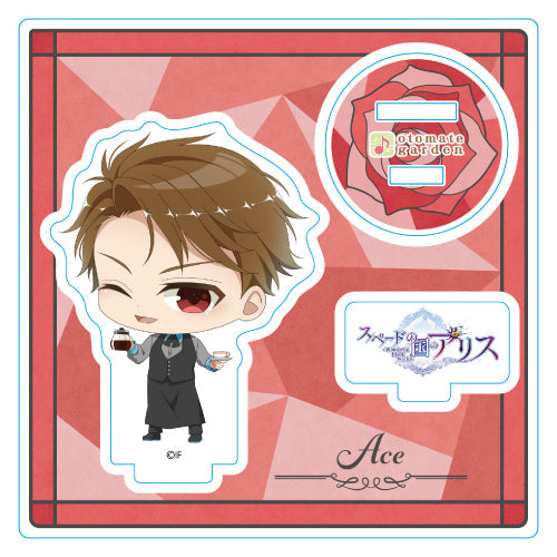 (Goods - Acrylic Stand) Otomate Garden Spade no Kuni no Alice Chibi Acrylic Stand 2024_241 Spade no Kuni no Alice Ace