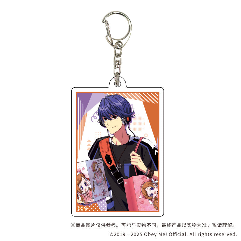 (1BOX=7)(Goods - Key Chain) Acrylic Key Chain Obey Me! 09 / Summer Outfit ver. Complete BOX (7 Types Total)(Exclusive Art)