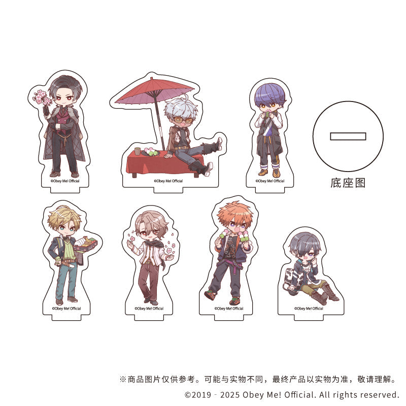 (1BOX=7)(Goods - Stand Pop) Acrylic Mini Stand Obey Me! 04 (7 Types Total)(Retro Art)