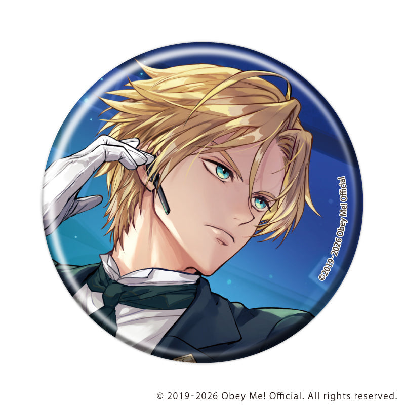 (1BOX=7)(Goods - Badge) Obey Me! Nightbringer Button Badge 30 (Official Art)