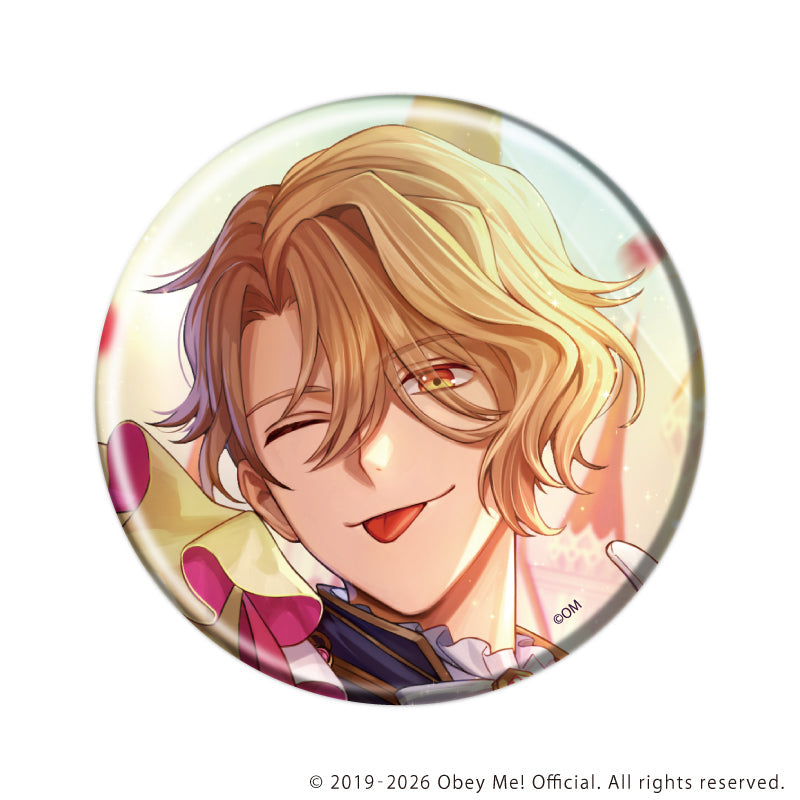 (1BOX=7)(Goods - Badge) Obey Me! Nightbringer Badge 46 (Official Art)