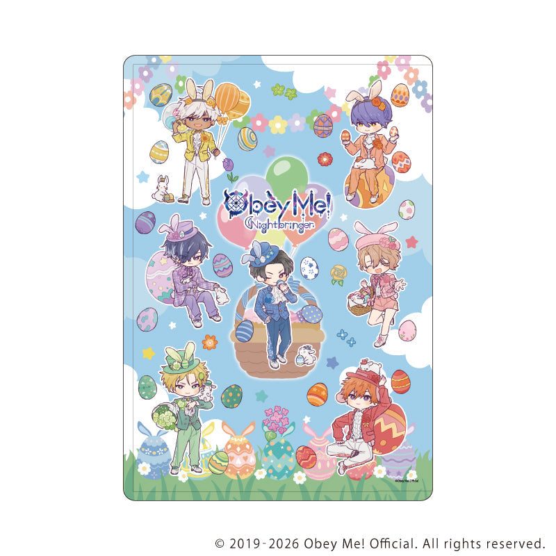 (Goods - Case) Obey Me! Nightbringer Chara Clear Case 16 Easter ver. (Retro Art)
