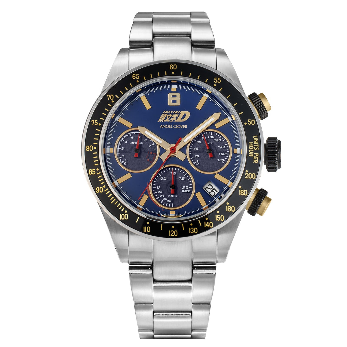 (Goods - Timepiece) Initial D 30th Anniversary Collaboration Angel Clover Bunta Fujiwara SUBARU IMPREZA WRX GC8 type R STi IN40-GC8 Model