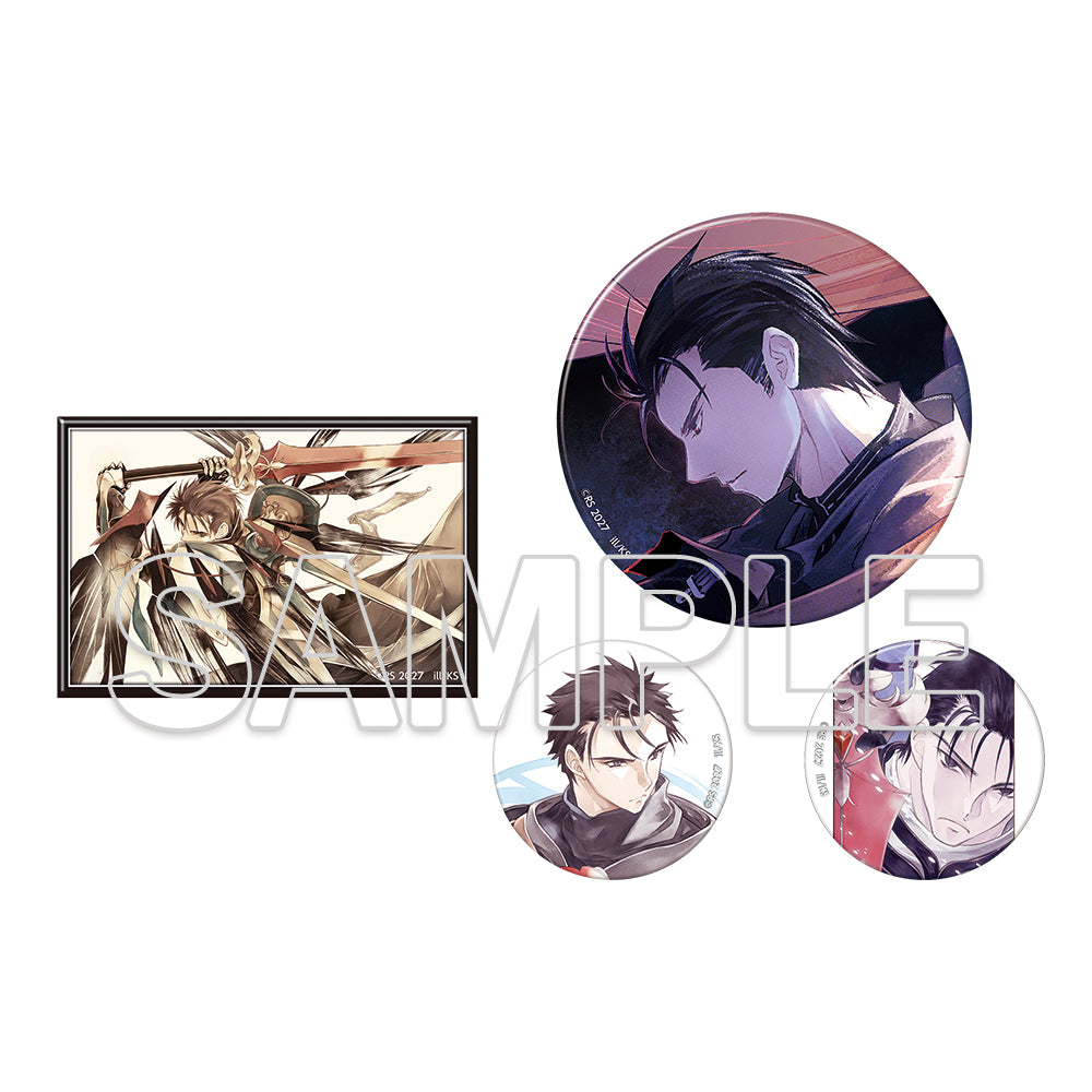 (Goods - Badge) Wizard's Brain 25th Anniversary Tin Badge Set - Yuichi Kurosawa