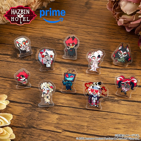 (Goods - Pin Badge) Hazbin Hotel Acrylic Pin - Charlie Morningstar (Kimono) Chibi