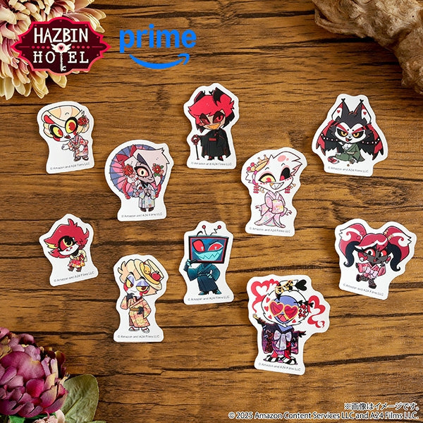 (Goods - Sticker) Hazbin Hotel Sticker - Charlie Morningstar (Kimono) Chibi