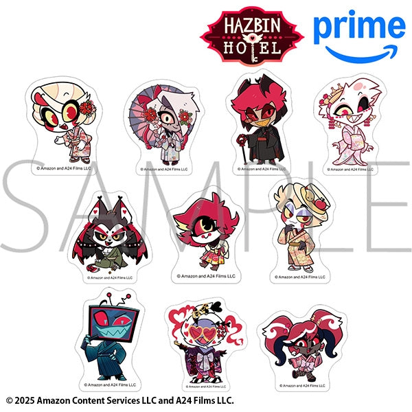 (Goods - Sticker) Hazbin Hotel Sticker - Charlie Morningstar (Kimono) Chibi