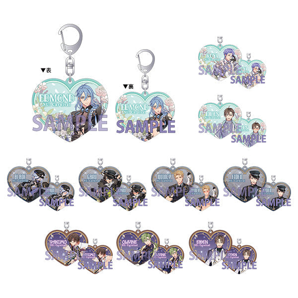 [※Blind](1BOX=10)(Goods - Keychain) NU: Carnival Double-sided Acrylic Keychain Collection / Forest Carnival, Army x Blood x Oath, Chimes of Darkness