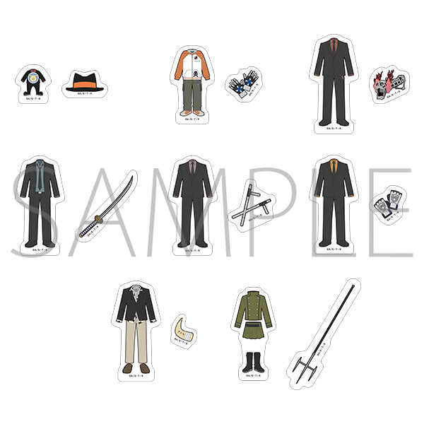 (1BOX=8)(Goods - Sticker) REBORN! Peta Collection / Vongola Ver.