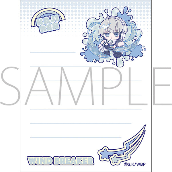 (Goods - Notepad) WIND BREAKER Book-shaped Notepad / Ren Kaji Pastel Pop