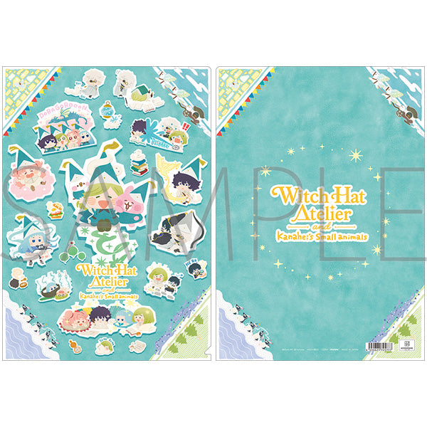 (Goods - Clear File) Witch Hat Atelier Clear File / Ensemble Visual Ver. Kanahei's Small Animals Collab