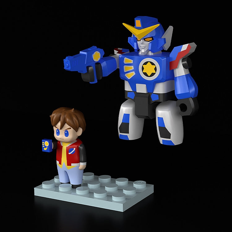 (Action Figure) The Brave Fighter of Legend Da-Garn BRICKROID Da-Garn & Seiji Takasugi Set
