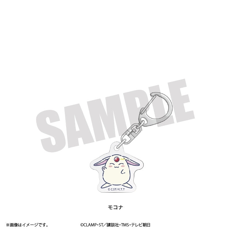 (Goods - Key Chain) Magic Knight Rayearth TV Anime Reto Pop Acrylic Key Chain Mokona