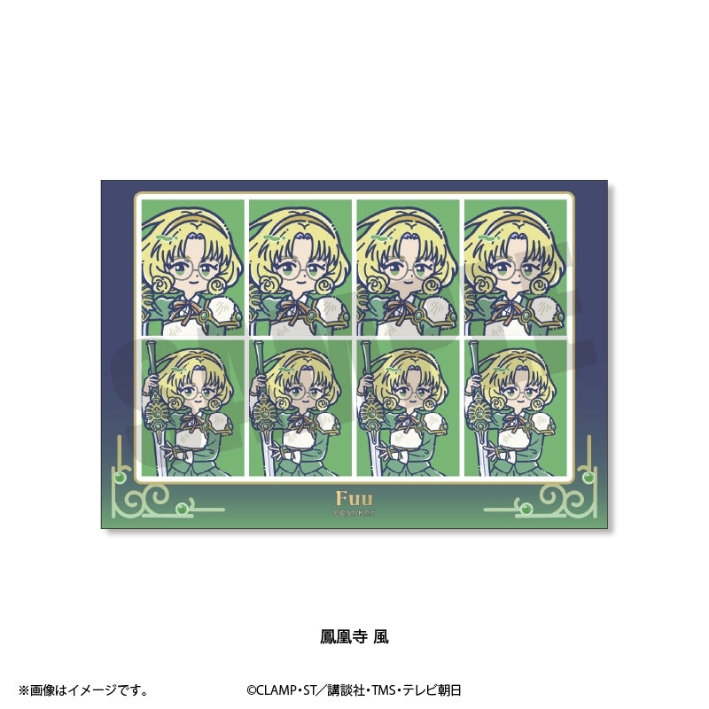 (Goods - Sticker) Magic Knight Rayearth TV Anime Reto Pop ID Photo Style Sticker Fuu Hououji