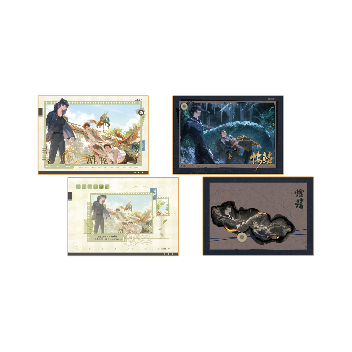 (Goods - Card) The Lost Tomb (Daomu Biji) 2026 Fes Startling Scales, Furious Feathers Series Photo Card Set