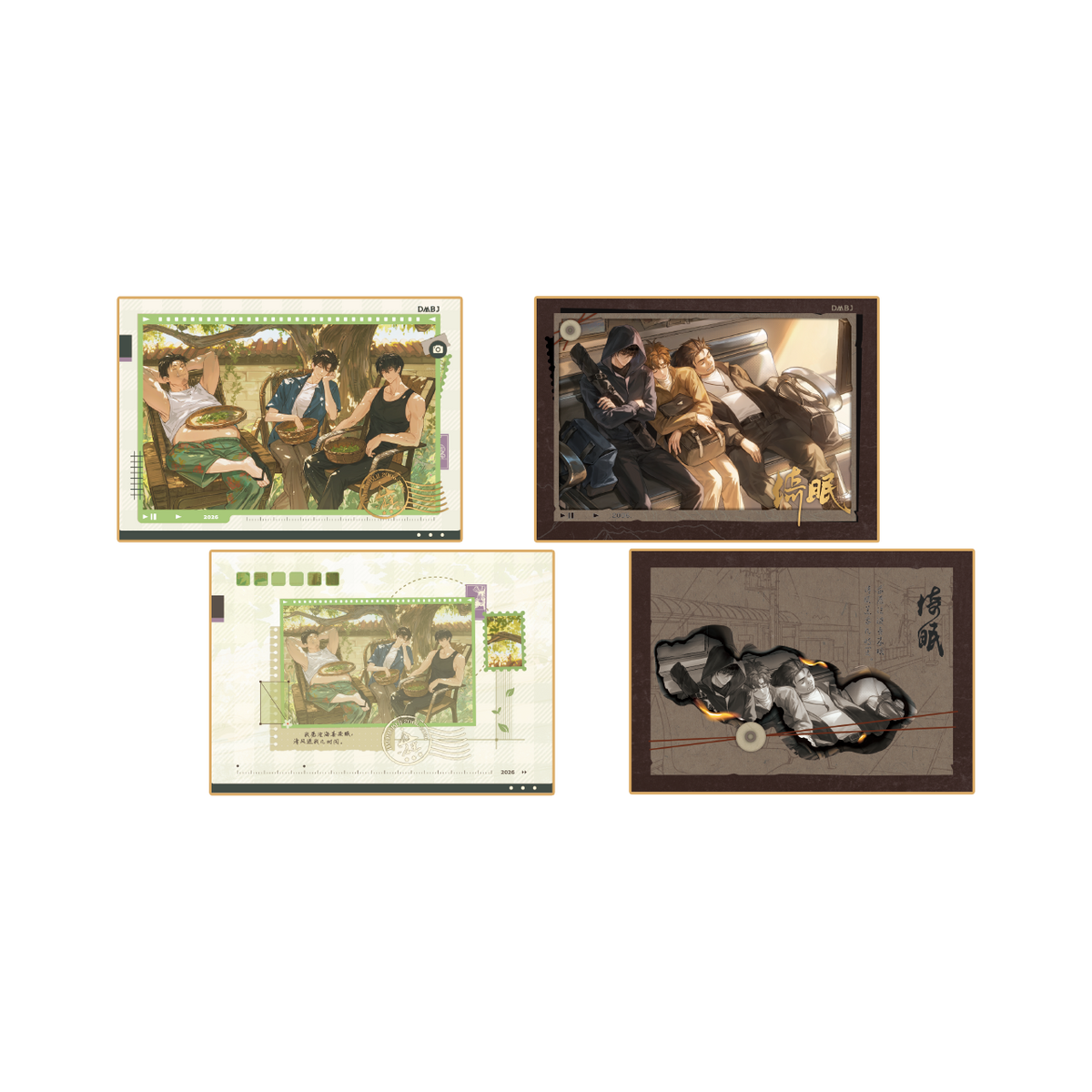 (Goods - Card) The Lost Tomb (Daomu Biji) 2026 Fes Resting Together Series Photo Card Set