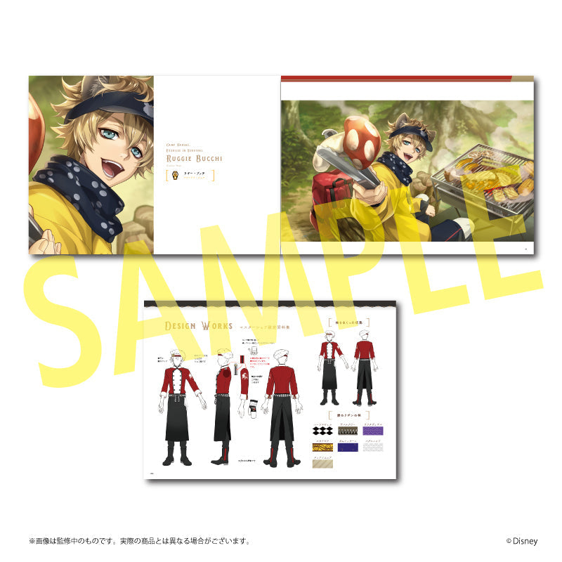 (Book - Art Book) Disney Twisted-Wonderland Official Visual Book 4: Card Art & Line Art Collection - Event 2nd