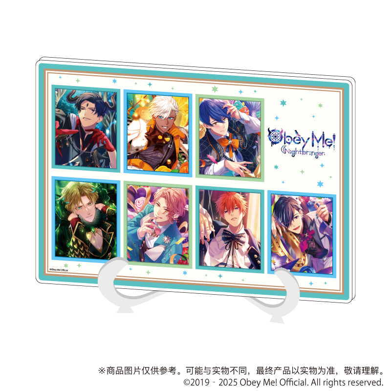 (Goods - Board) Obey Me! Nightbringer Acrylic Art Board (A5 Size) 04 Ensemble Design (Official Art)