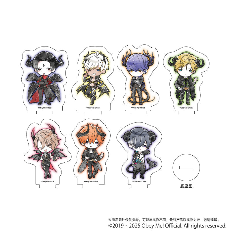 (1BOX=7)(Goods - Stand Pop) Acrylic Mini Stand Obey Me! 01 / Complete BOX (7 Types Total)(GraffArt)