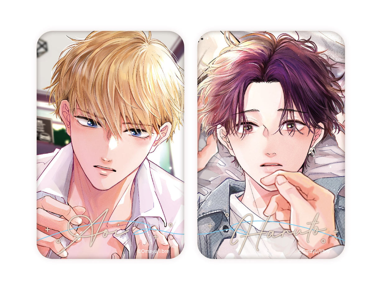 (Goods - Badge) Wait, I Love You Square Button Badge Set B