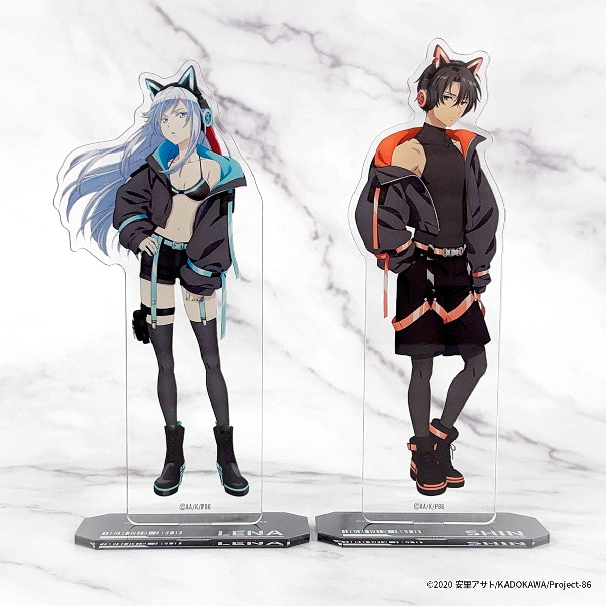 (Goods - Acrylic Stand) 86 EIGHTY-SIX x COLLABOCAFEHONPO BLANC 2025 Full Body Acrylic Stand (Shinei Nouzen)