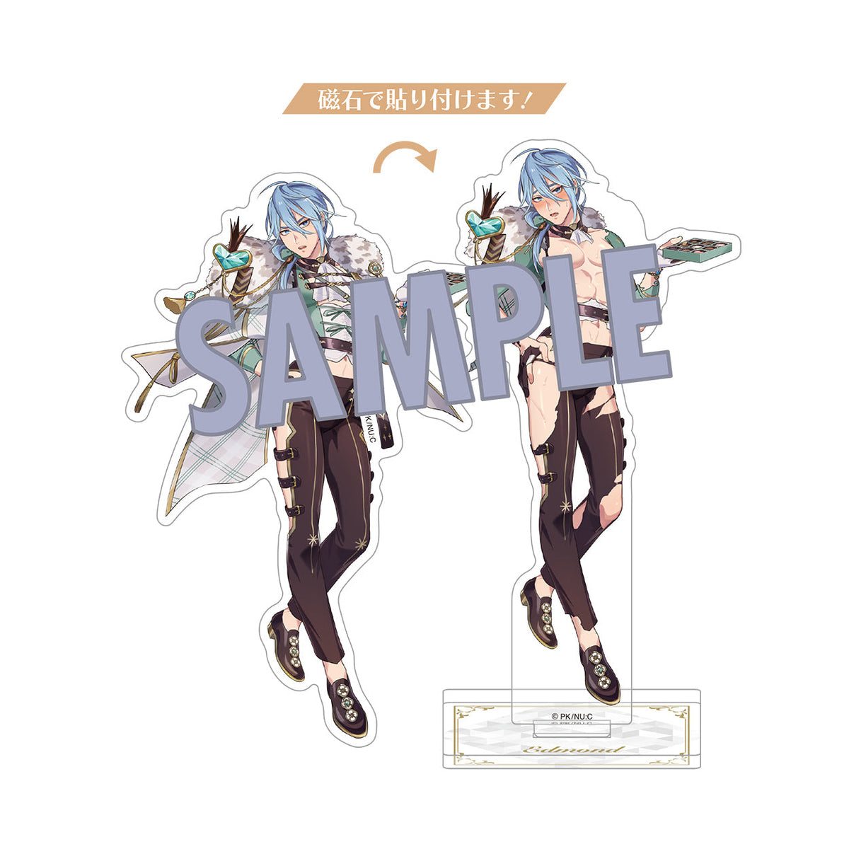 (Goods - Acrylic Stand) NU: Carnival Dress-up Acrylic Stand - Edmond (White Storm)