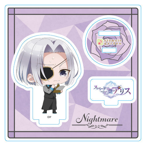 (Goods - Acrylic Stand) Otomate Garden Spade no Kuni no Alice Chibi Acrylic Stand 2024_243 Spade no Kuni no Alice Nightmare