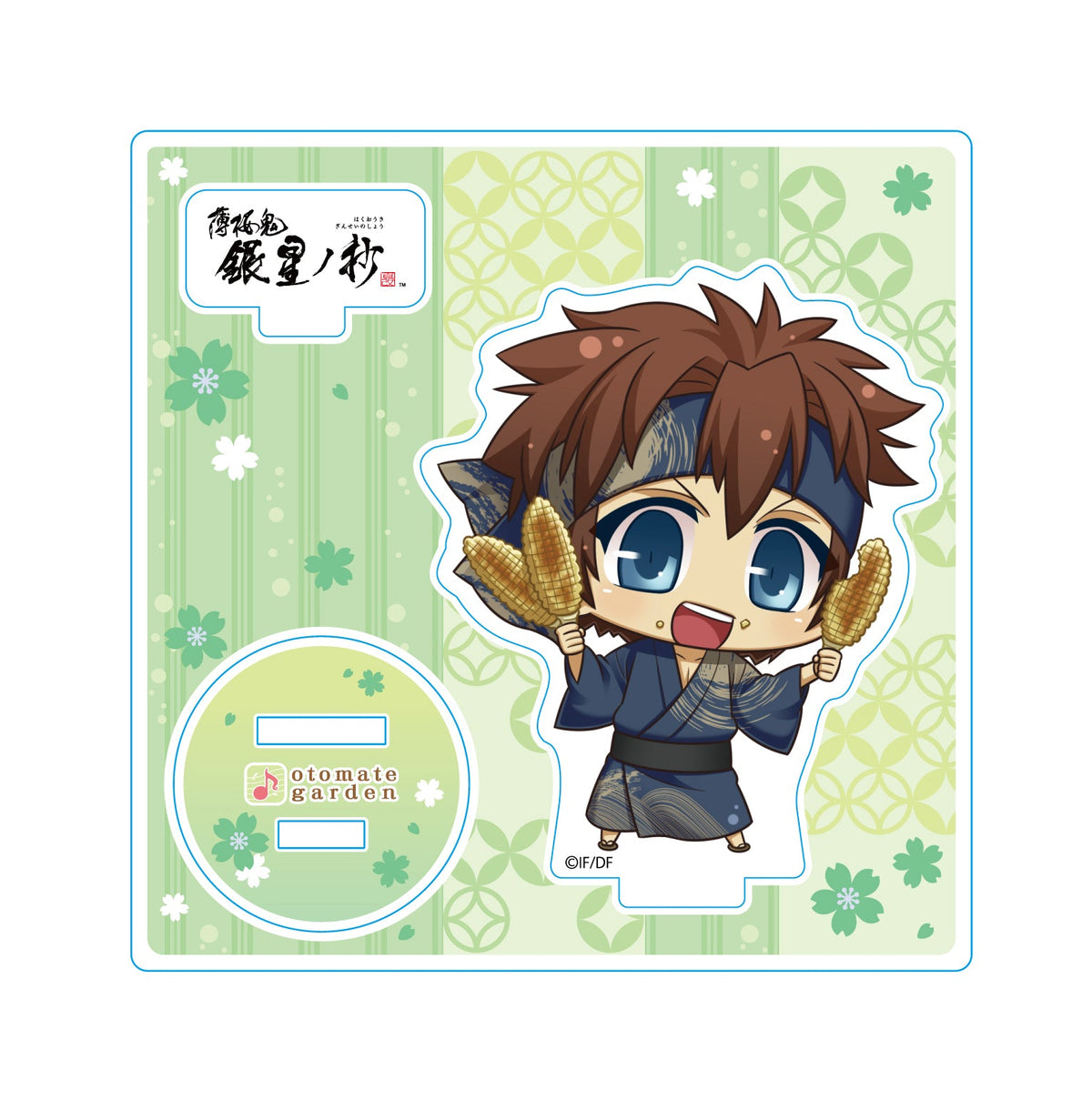 (Goods - Acrylic Stand) Otomate Garden Hakuoki Shinkai Chibi Acrylic Stand 2024_259 Hakuoki Shinkai Tsukikage no Sho / Ginsei no Sho Shinpachi Nagakura
