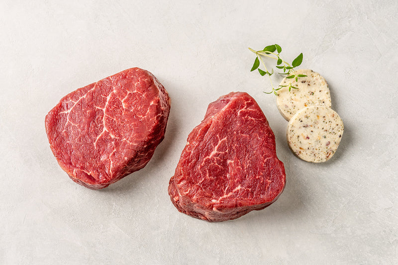100% Grass-Fed, Pasture-Raised Filet Mignons