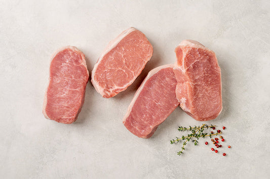 Crate-Free Boneless Pork Chops