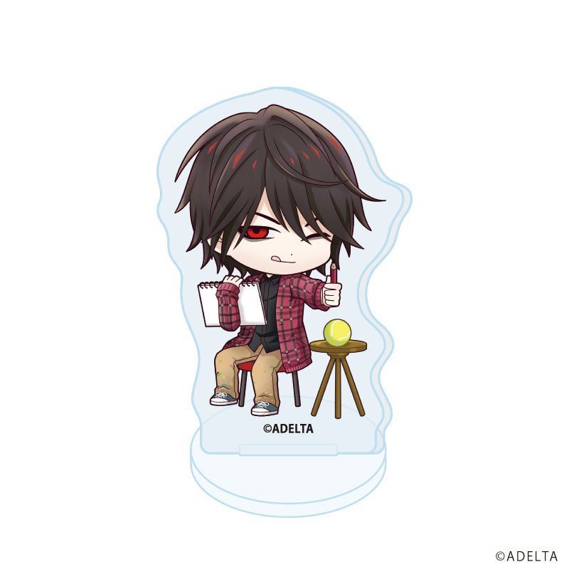 (1BOX=11)(Goods - Acrylic Stand) Owen (Ooe)  Acrylic Petit Stand 04 School Ver. (Chibi Art)