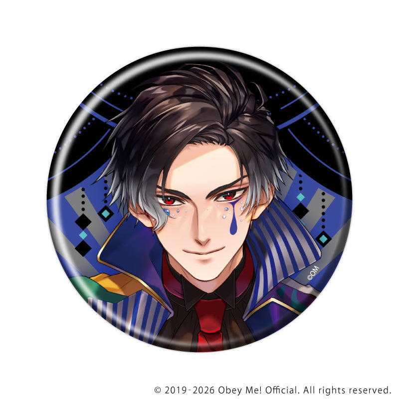 (1BOX=7)(Goods - Badge) Obey Me! Nightbringer Button Badge 48 (feat. Exclusive Art)