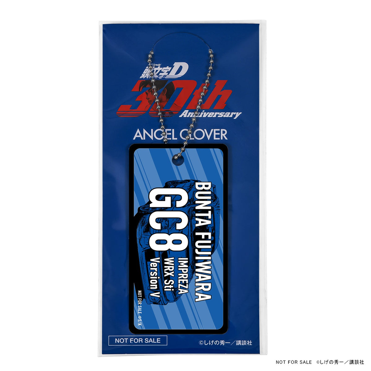 (Goods - Timepiece) Initial D 30th Anniversary Collaboration Angel Clover Bunta Fujiwara SUBARU IMPREZA WRX GC8 type R STi IN40-GC8 Model