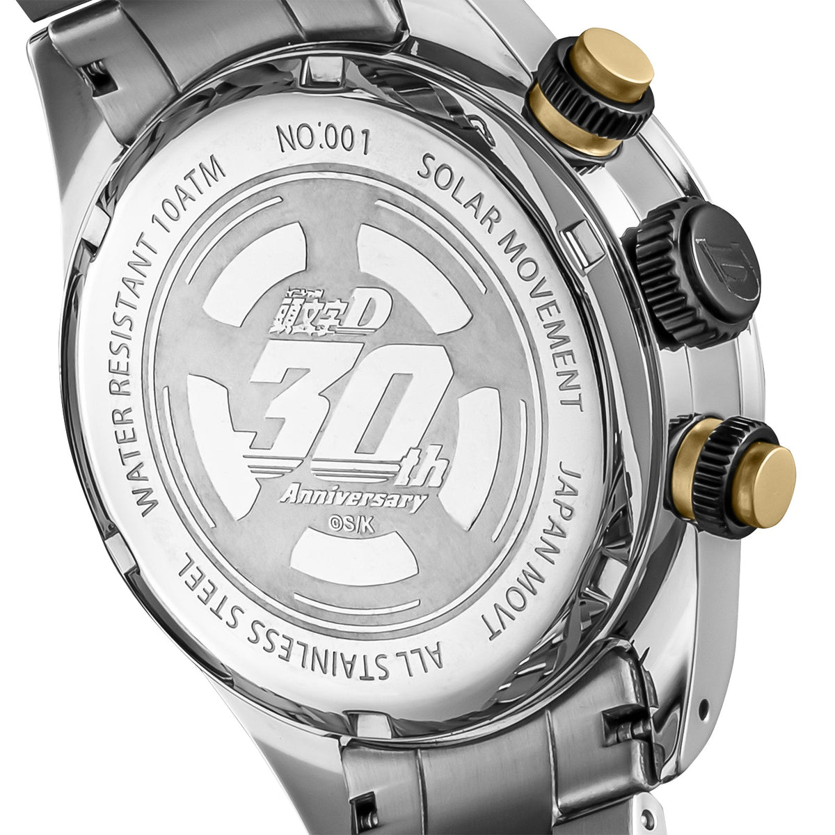 (Goods - Timepiece) Initial D 30th Anniversary Collaboration Angel Clover Bunta Fujiwara SUBARU IMPREZA WRX GC8 type R STi IN40-GC8 Model