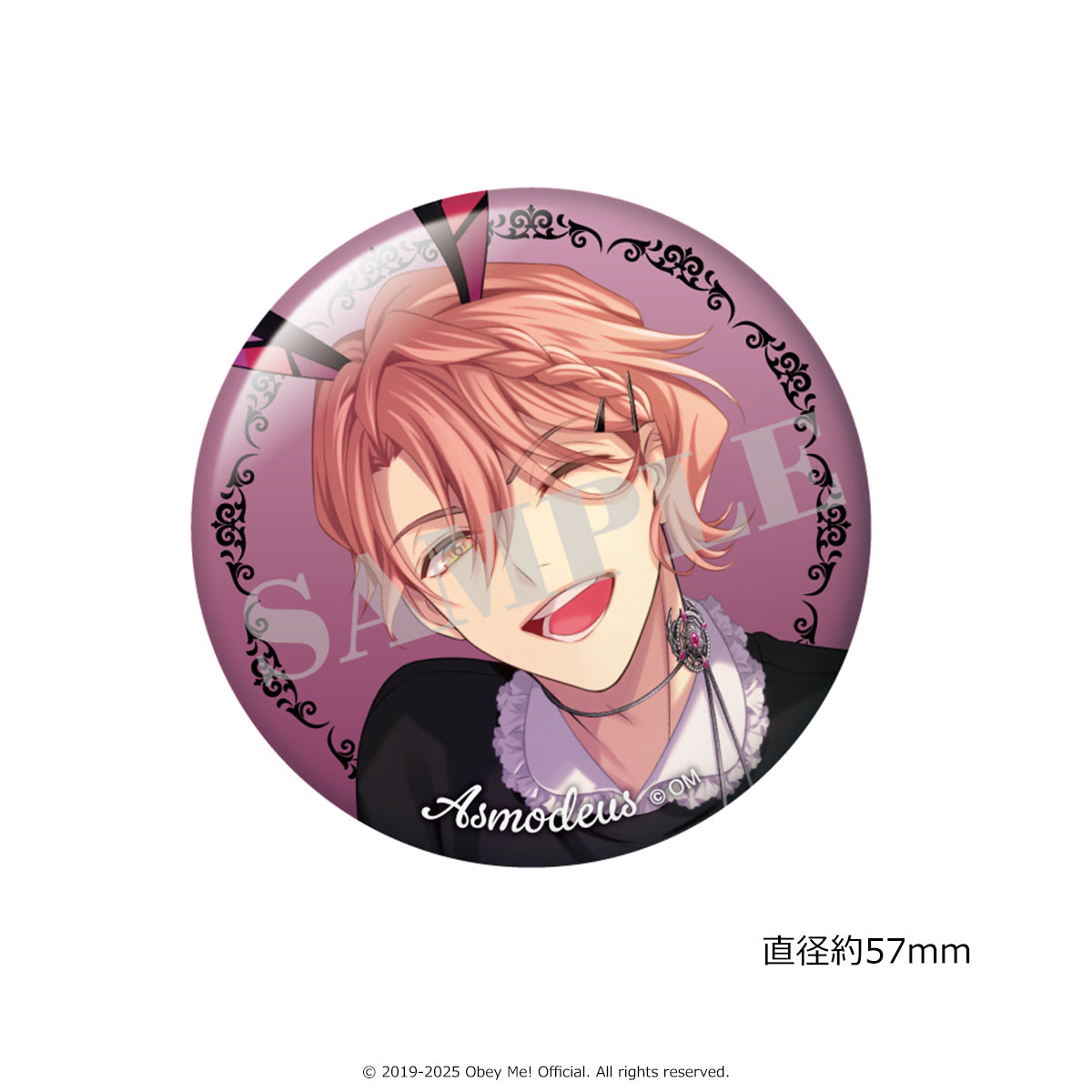 (Goods - Badge) Obey Me! ICONIQUE TRADING BUTTON BADGE ~COMPLETE SET~