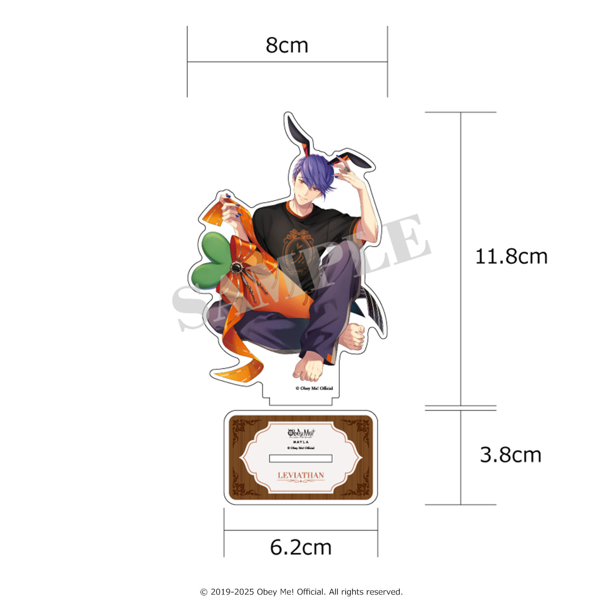 (Goods - Acrylic Stand) Obey Me! ICONIQUE ACRYLIC STAND [Leviathan]