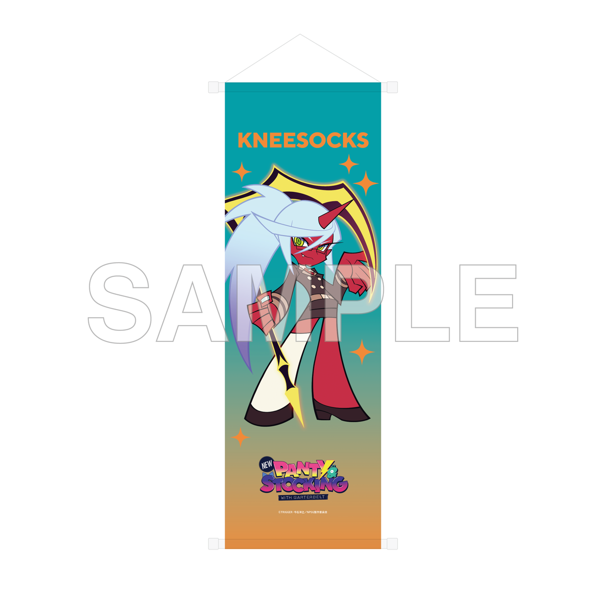 (Goods - Tapestry) New PANTY ＆ STOCKING with GARTERBELT B2 Half-sized Tapestry - Kneesocks