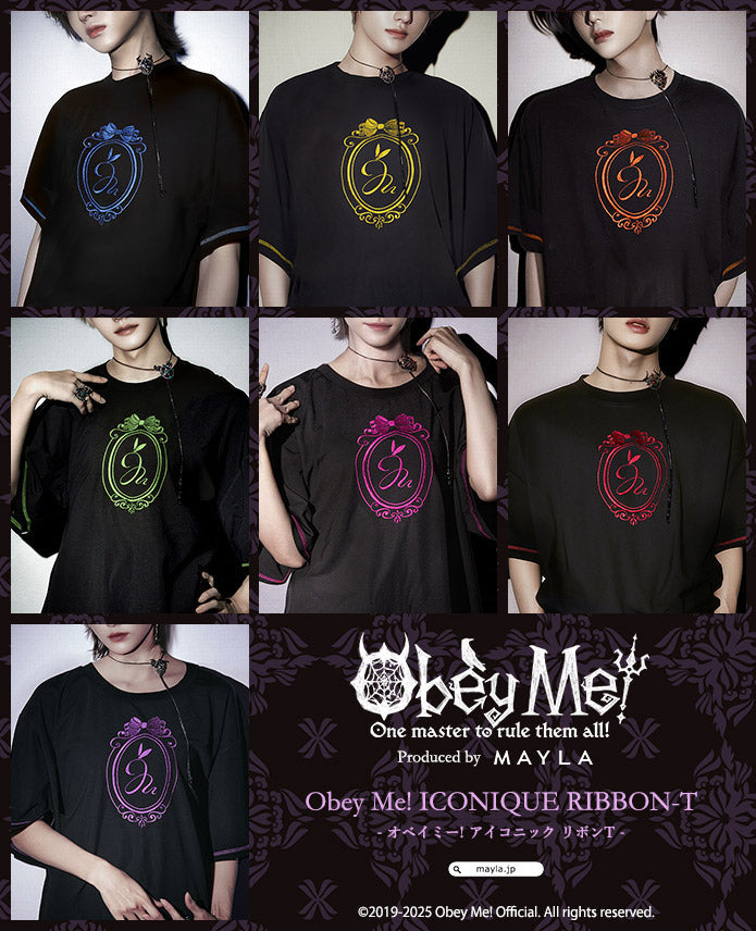 (Goods - Shirt) Obey Me! ICONIQUE RIBBON-T [Satan]
